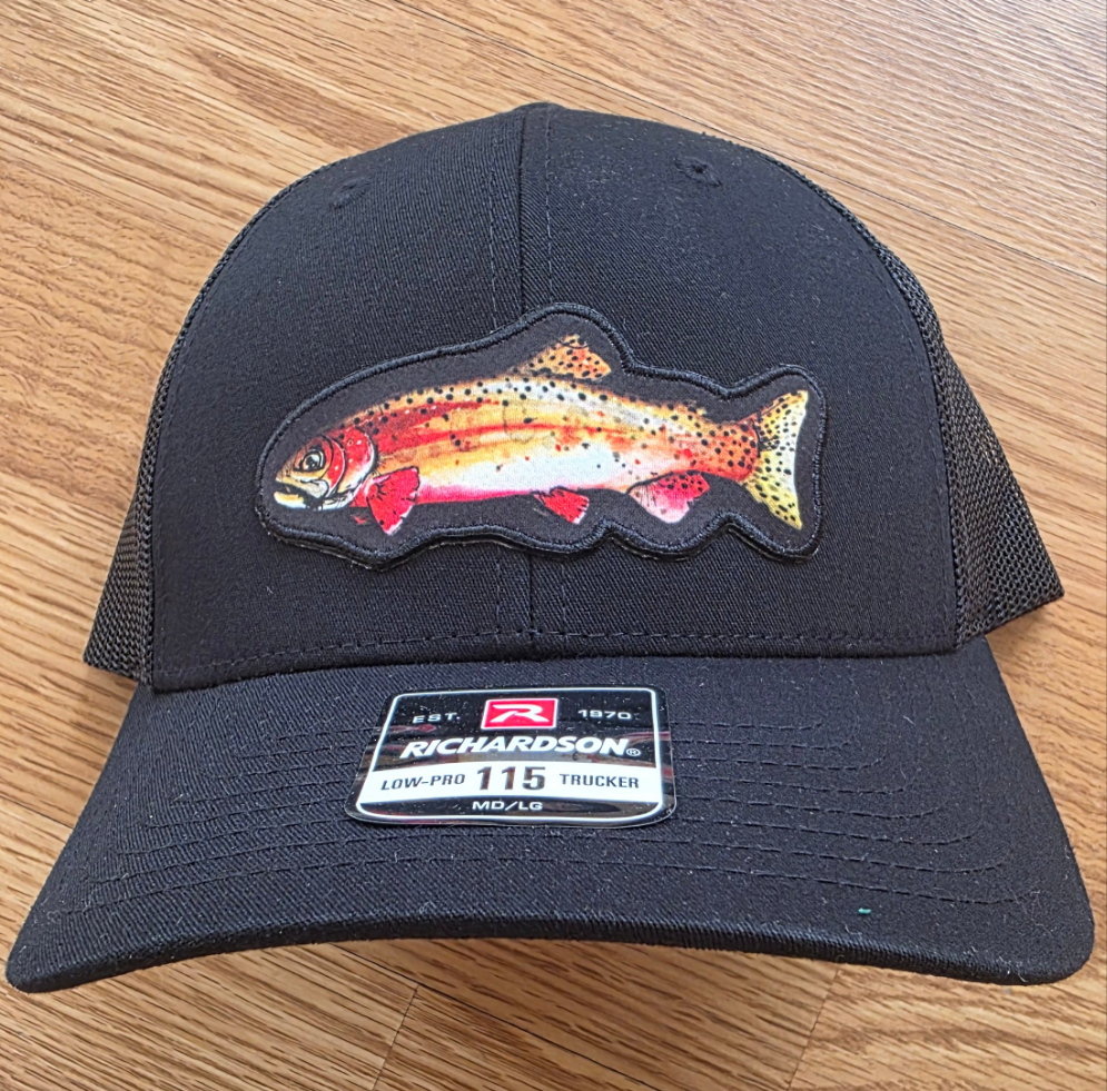 COLORADO FLYFISHING TROUT HAT "CUTTHROAT"- LO PRO TRUCKER