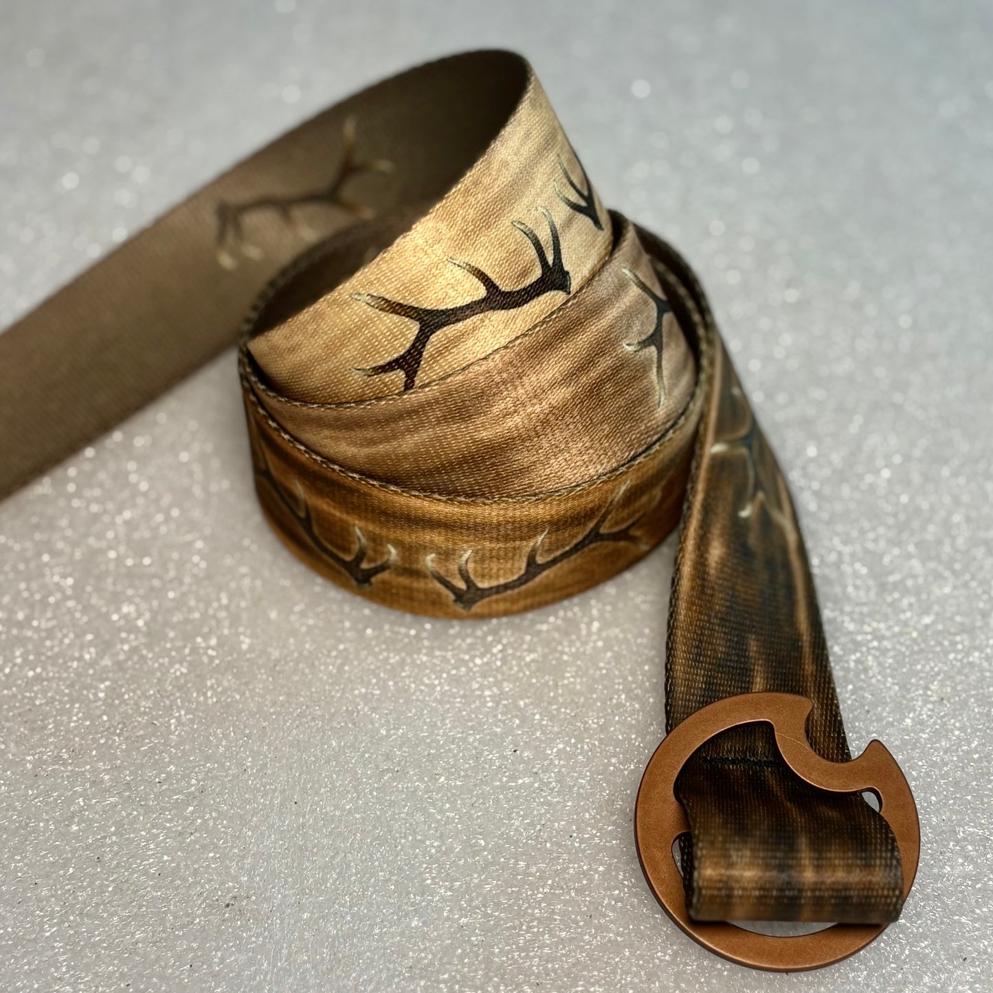 COLORADO ELK ANTLER BELT