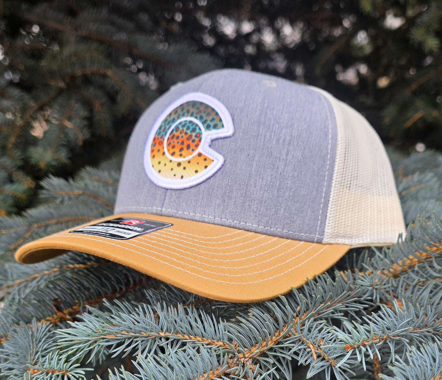 COLORADO FLYFISHING TROUT HAT- 112 BROWN TROUT PATCH