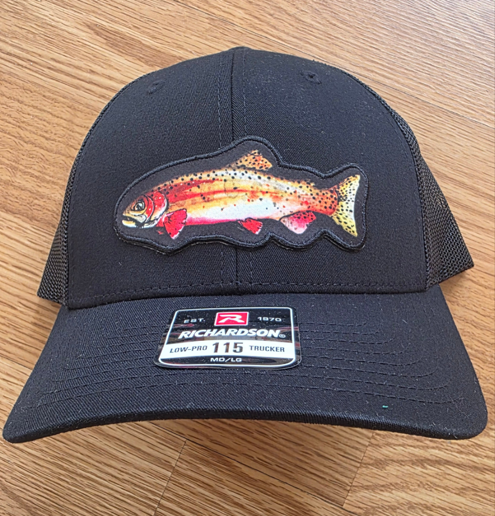 COLORADO FLYFISHING TROUT HAT "CUTTHROAT"- LO PRO TRUCKER