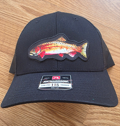 COLORADO FLYFISHING TROUT HAT "CUTTHROAT"- LO PRO TRUCKER