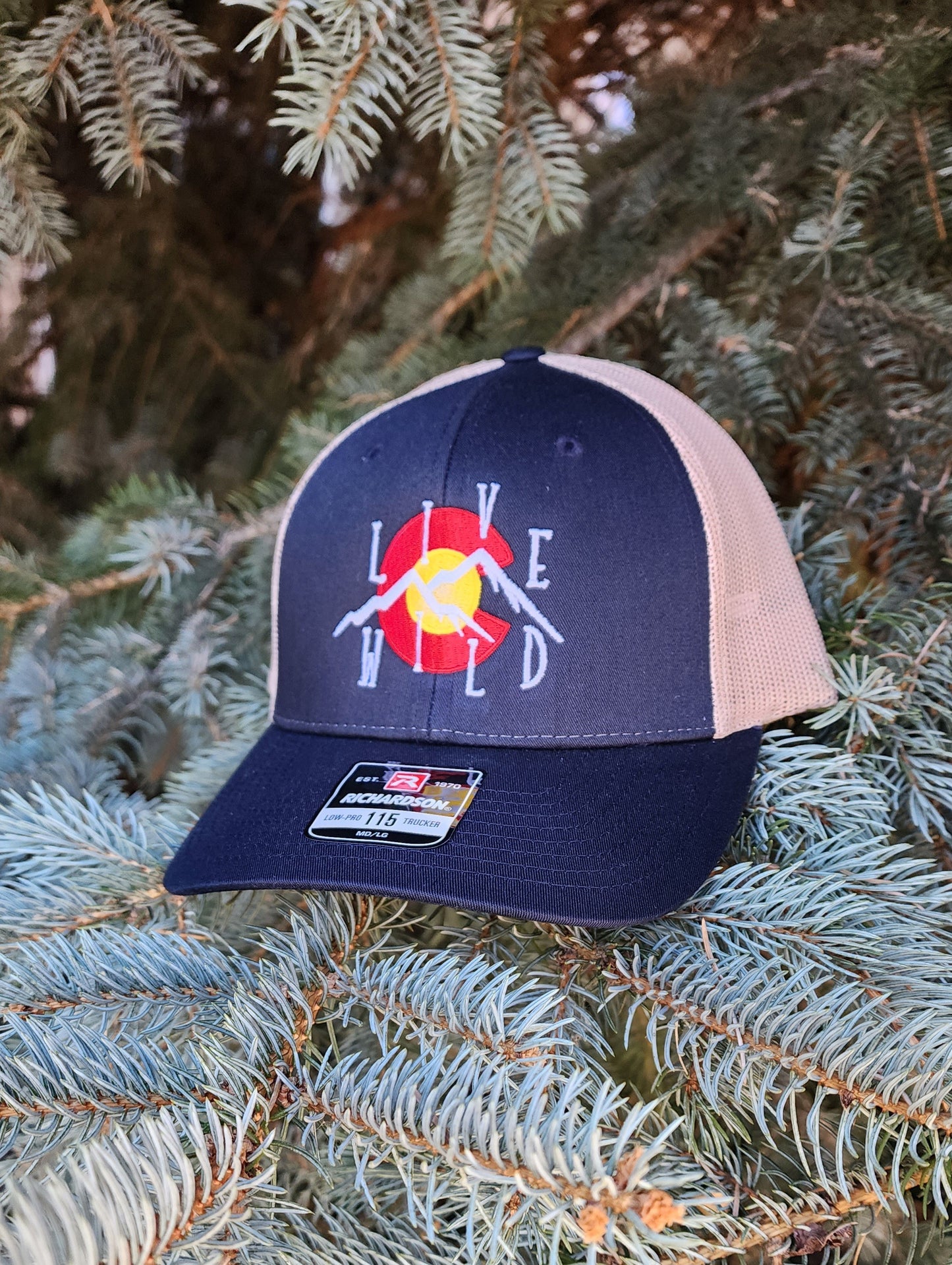 COLORADO HAT "LIVE WILD- LO PRO TRUCKER