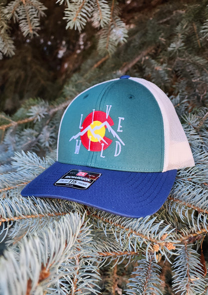 COLORADO HAT "LIVE WILD- LO PRO TRUCKER