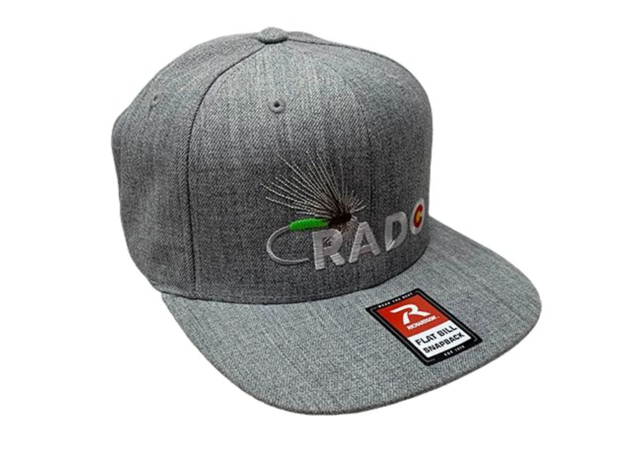 COLORADO FLY FISHING TROUT HAT CADDIS LOGO - FLAT BILL