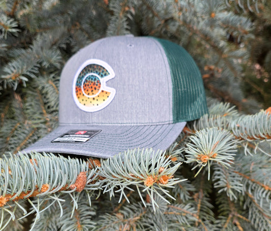 COLORADO FLYFISHING TROUT HAT- 112 BROWN TROUT PATCH