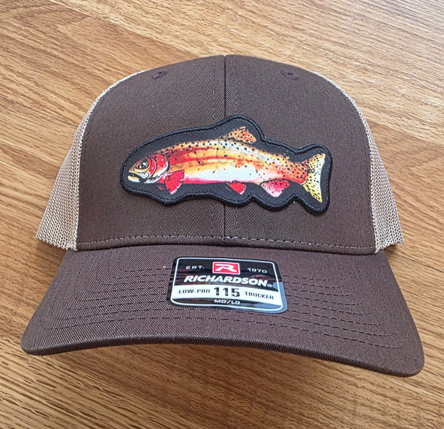 COLORADO FLYFISHING TROUT HAT "CUTTHROAT"- LO PRO TRUCKER