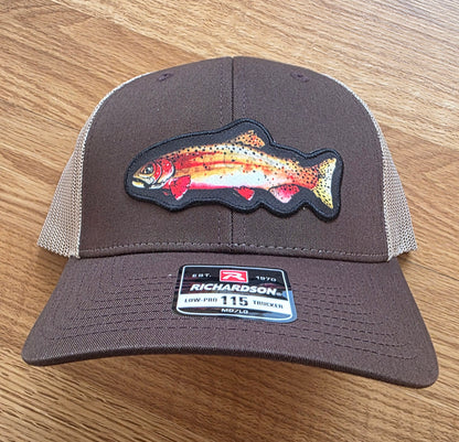 COLORADO FLYFISHING TROUT HAT "CUTTHROAT"- LO PRO TRUCKER