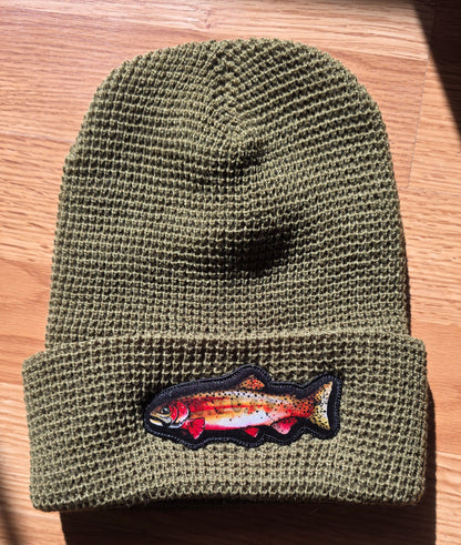 CUTTHROAT WAFFLE BEANIE WITH CUFF