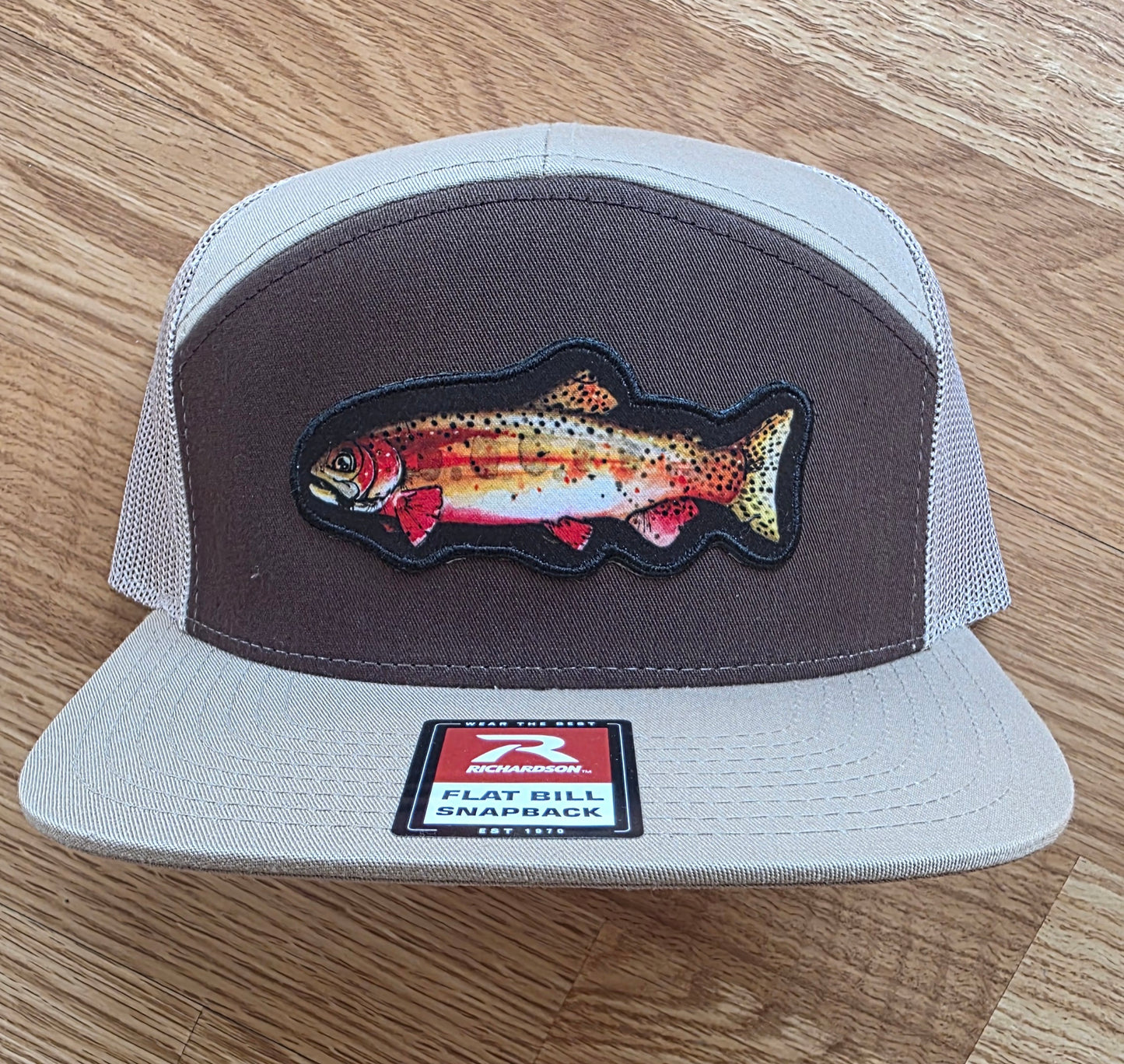 COLORADO FLYFISHING TROUT HAT CUTTHROAT-HI PRO 7 PANEL TRUCKER